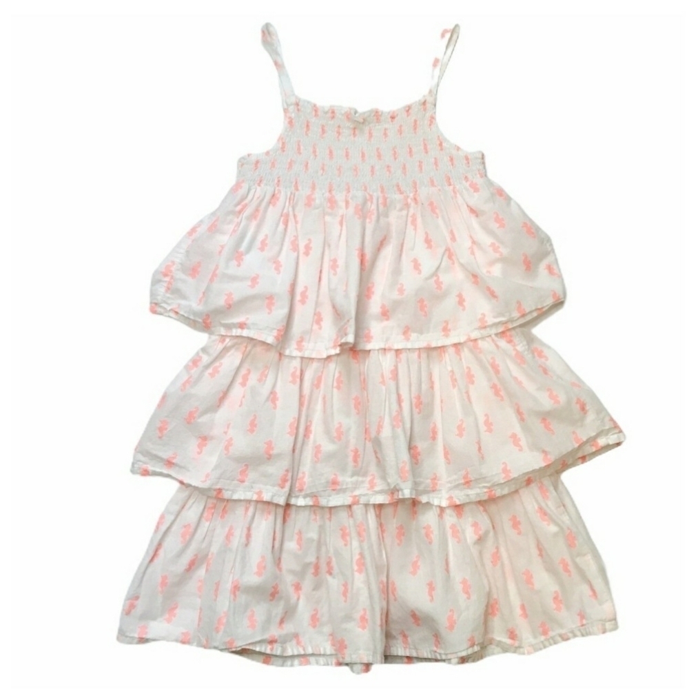 💥HOST PICK💥 Carter's Seahorse Dress White 3T EUC - Picture 4 of 8